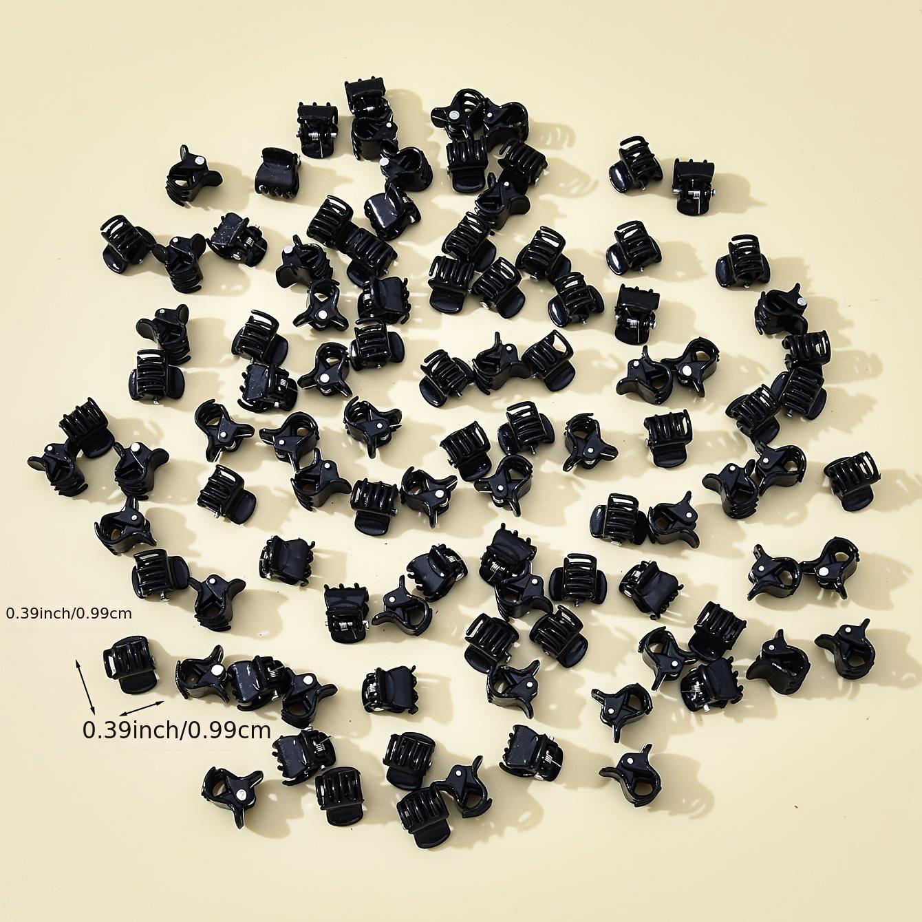 100pcs Mini Plastic Hair Claw Clip Women's Small Hair Accessories
