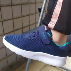 Women's Mesh Sports Shoes Breathable Hook & Loop Sneakers