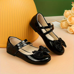 Girls Flat Shoes With Bowknot Decor for Kids