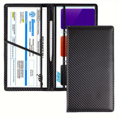 Car Registration And Insurance Holder Vehicle Glove Box Car Organizer