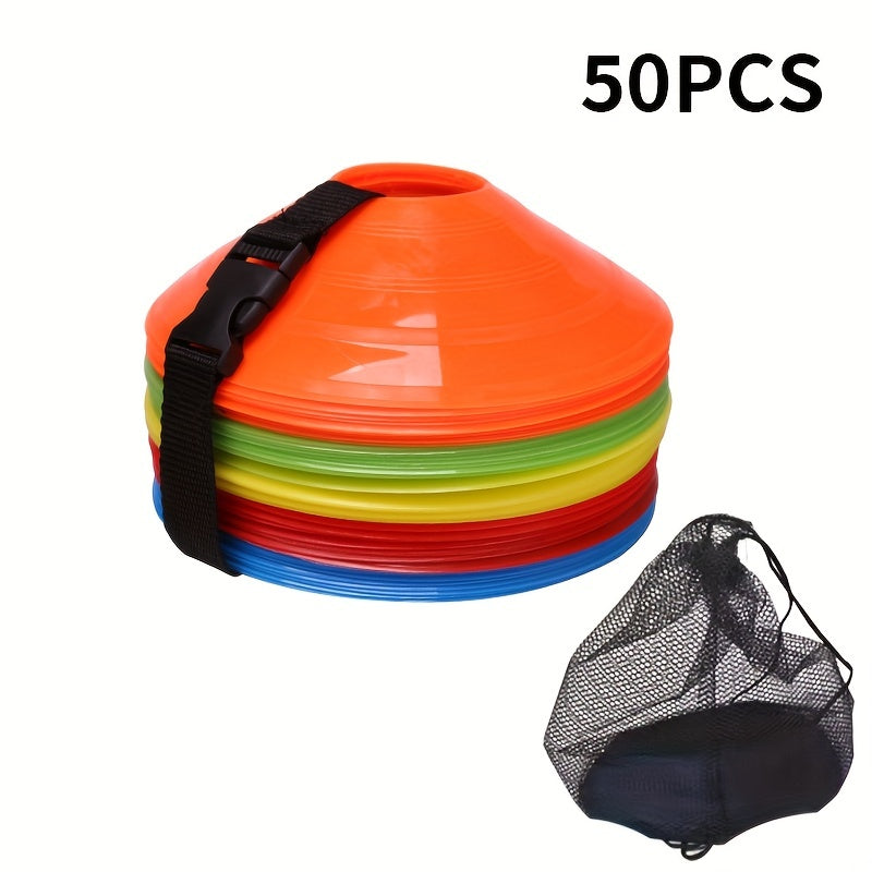 Thickened Football Training Equipment Agility Markers 50pcs