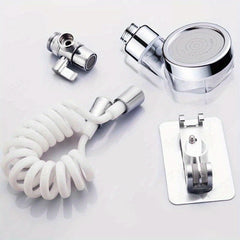 Adjustable Sink Faucet Spray Nozzle w/ Shower Head & Splitter