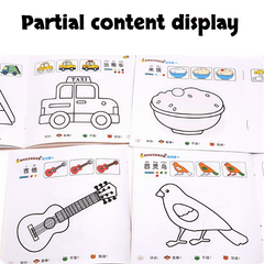 52 Page Kids Coloring Book with Animals Magical Scenes & Creative Designs Cover