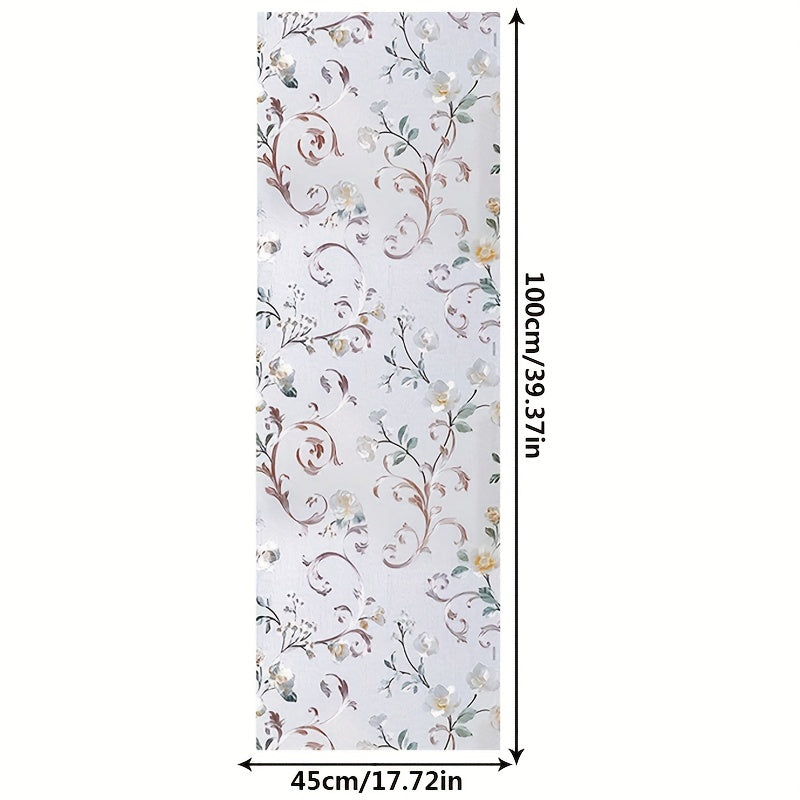 Retro Window Film Anti-exposure Light Translucent Opaque Glass Window Sticker