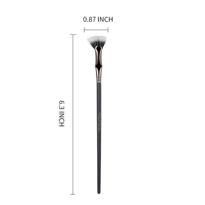 Eyelash Brush Fan Bent Lash Brush Professional Mini Fan Eyelash