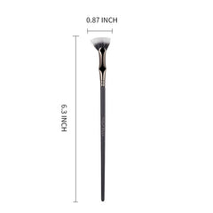 Eyelash Brush Fan Bent Lash Brush Professional Mini Fan Eyelash