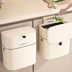 Large Capacity Wall Mounted Trash Can Convenient Household Wastebasket