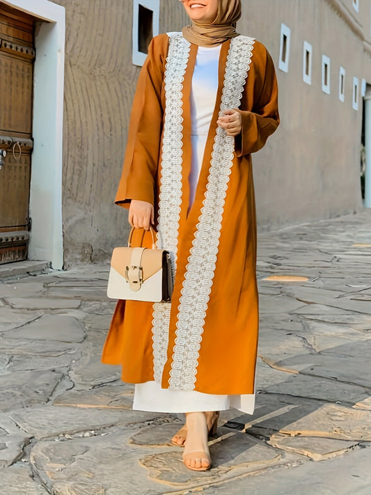  Abaya Dress Open Front Maxi Cardigan