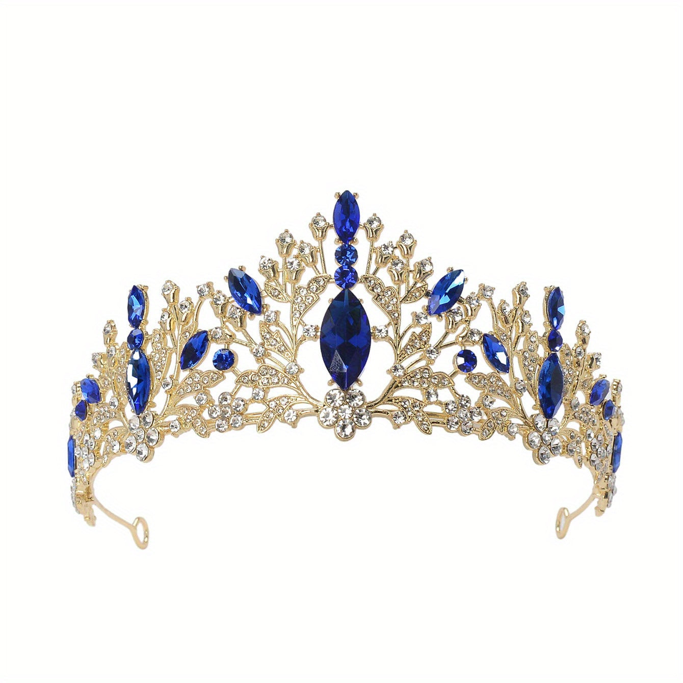 Rhinestone Decor Headband Crown Wedding Headband Crystal Bridal Headband