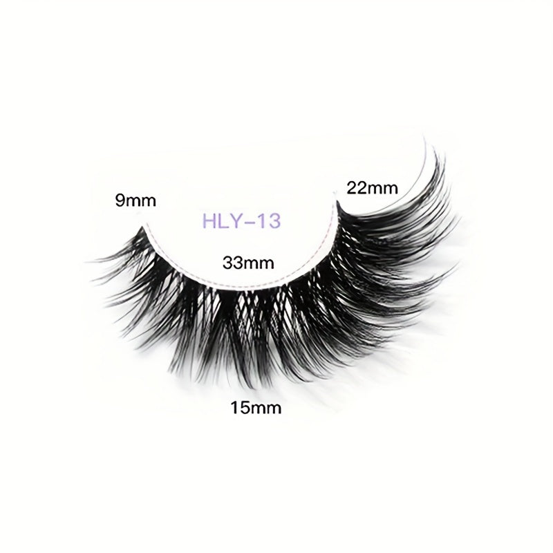 7 Pairs Fox Eye False Eyelashes Daily Stage Makeup Eyelashes