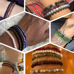 Colorful Stone Beaded Bracelet for Men