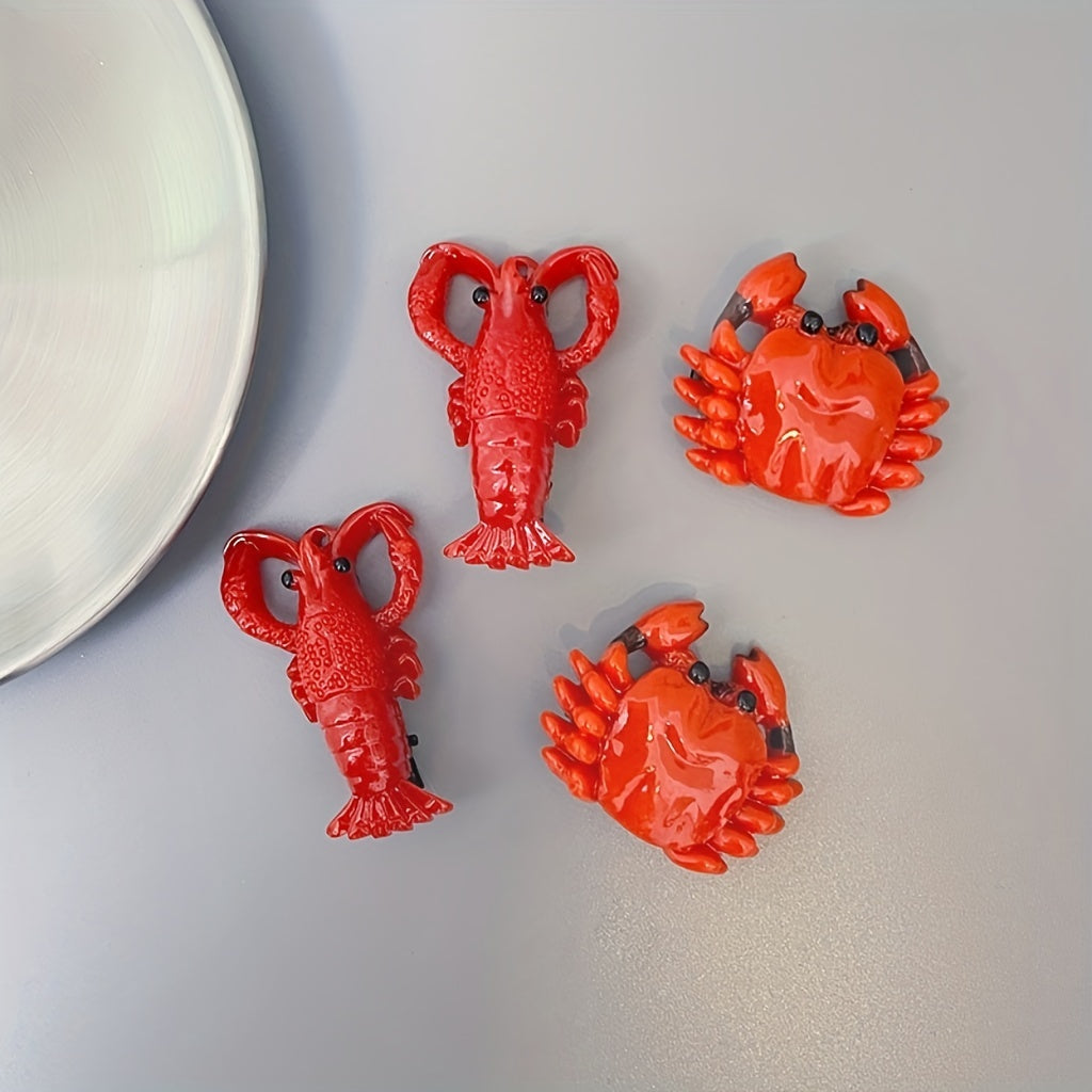 2pcs Sea Animal Hair Clip Crab Duck Billed Clip for Women Girls