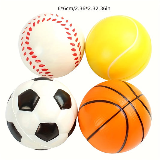 Mini Soccer Ball Stress Basketball Antistress Tennis Ball Toy