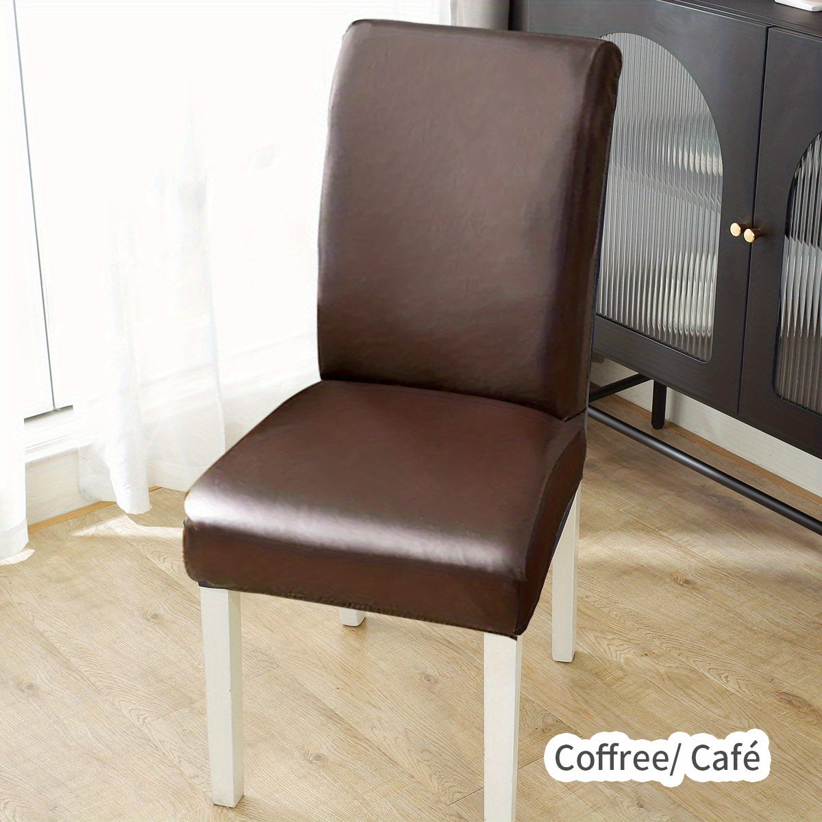 Waterproof Leather Stretch Chair Cover for Home Decor