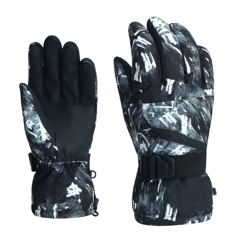 Winter Ski Gloves Waterproof Warm Touch Screen Cycling Gloves