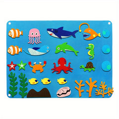Ocean Animal Storytelling Flannel Toy Set
