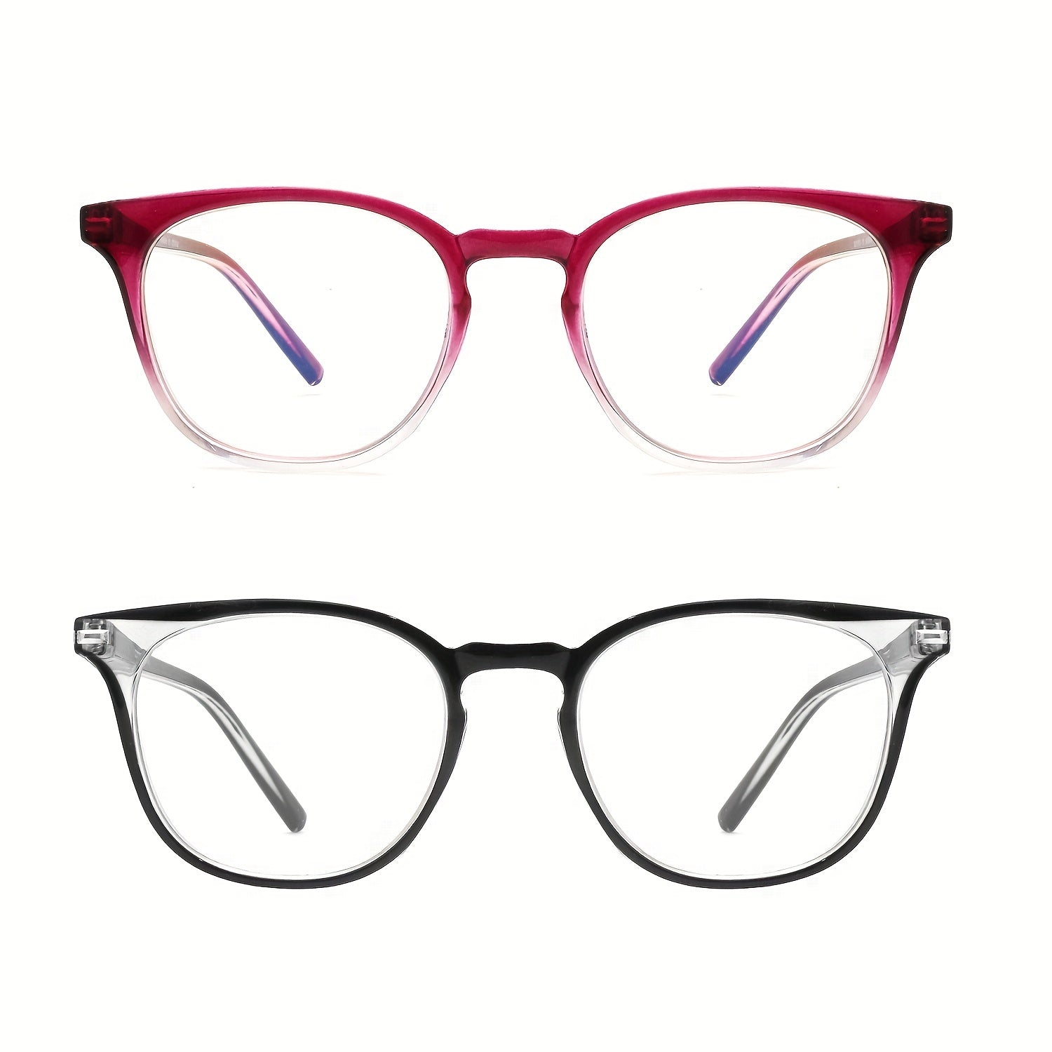 Retro Round Frame Reading Glasses for Men Anti Blue Light Casual Eyeglasses