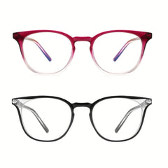 Retro Round Frame Reading Glasses for Men Anti Blue Light Casual Eyeglasses