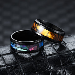 Stainless Steel Ring For Men Wedding Band Engagement Artificial Jewelry