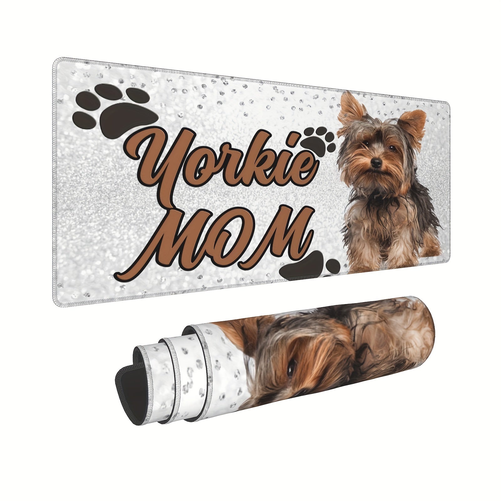 Dog Mom Gaming Mouse Pad - Non Slip Rubber Base