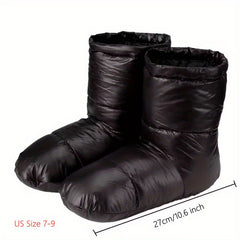 AEGISMAX 650FP Down Booties Warm Slippers for Camping