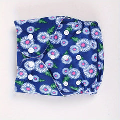 Soft Knitted Fabric Coated Diapers with Snap Buttons