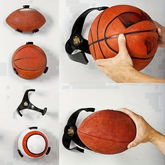Ball Claw Wall Mount Basketball Holder Space Saving Display Rack
