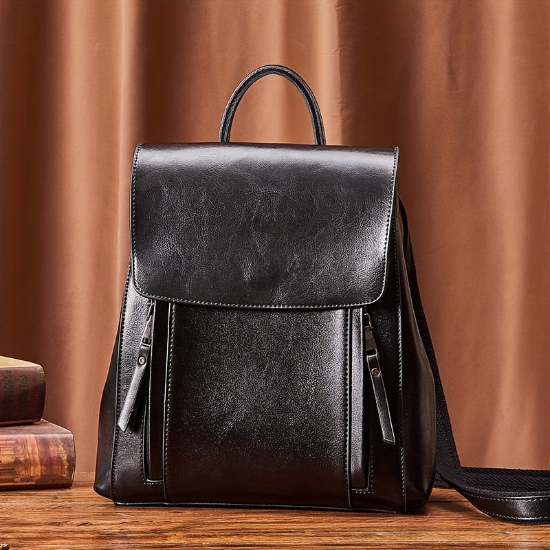 Stylish Solid Rucksack Large Capacity Bag For Work