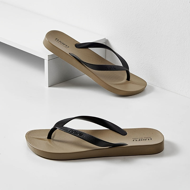 LUOFU Men's Flip Flops Lightweight Non-slip Thong Sandals