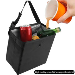 5L Car Trash Can Waterproof Hanging Bin SUV Truck Minivan Foldable Garbage Bag