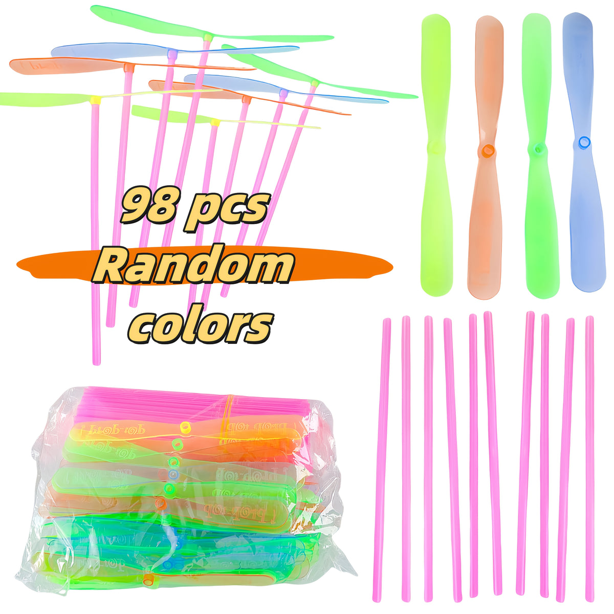 Bamboo Dragonfly Nostalgic Toys Hand Rolled Double Flying Leaf