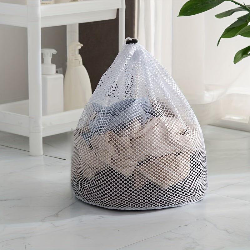 Mesh Protective Bag for Delicates Laundry, Drawstring Wash Bag