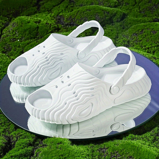 Men's Lightweight Non Slip Sandals Quick Drying Comfy Slides Beach Shoes