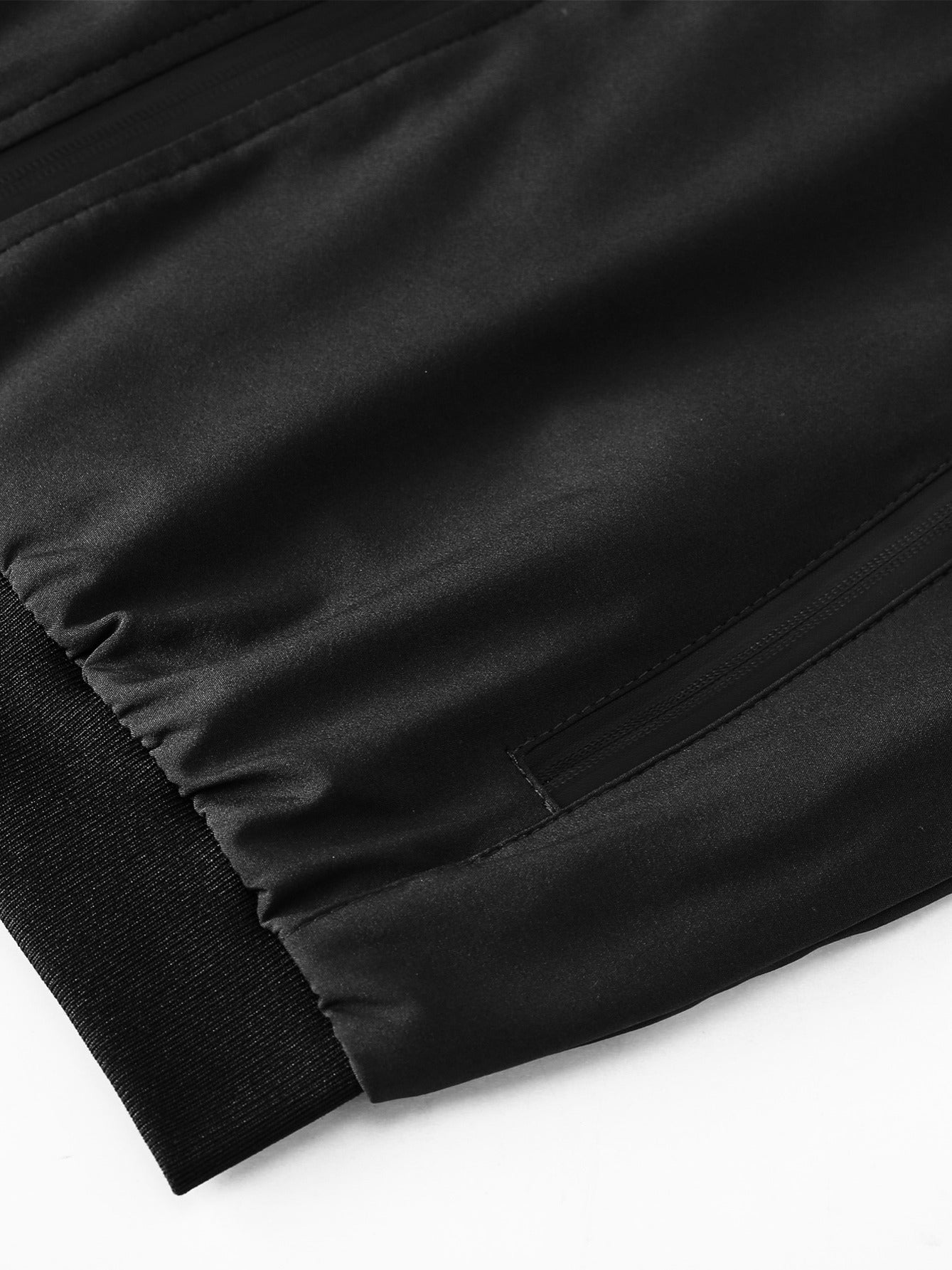 Men's Fleece Casual Loose Baseball Jacket