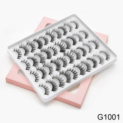 20 Pairs 3D Faux Mink Lashes Natural False Eyelashes Dramatic Fluffy Soft Wispy
