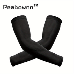 Peabownn UV Arm Sleeves UPF 50 Cooling Sport Compression Basketball