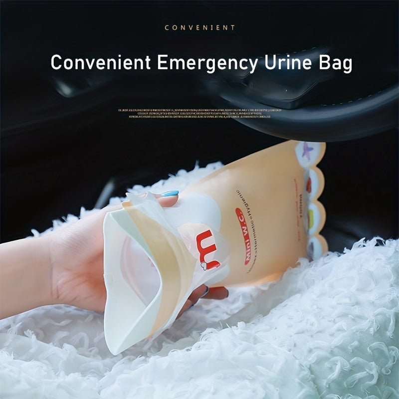 3pcs 700ML Disposable Emergency Urine Bag for Camping