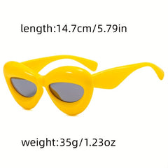 Inflated Lip Sunglasses For Beach Party UV400