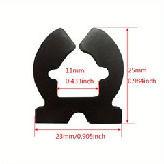 6pcs Pool Cue Clip Wall Mounted Rod Rack Snooker Stick Bracket Holder
