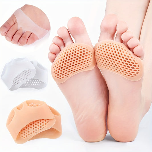 Women's High Heel Silicone Forefoot Pads Gel Insoles