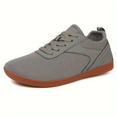 Women's Minimalist Lace up Mesh Athletic Walking Shoes Breathable