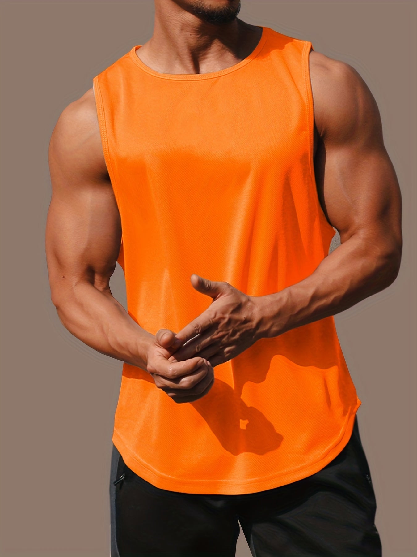 Men's Quick Drying Sports Tank Top for Running Training