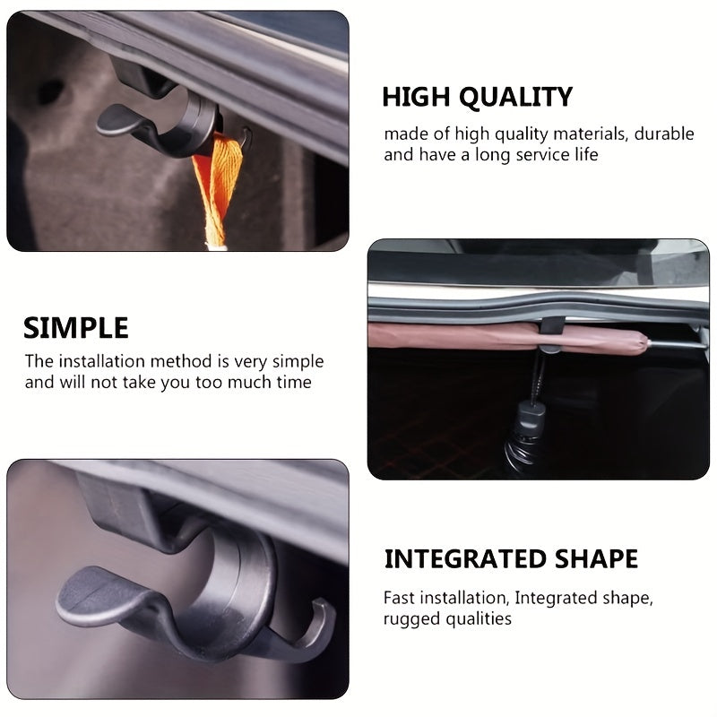 4pcs Car Trunk Umbrella Storage Holder Organizer Mounting Bracket