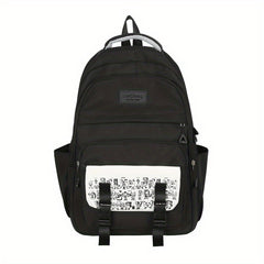 High School Middle Students Backpack Cartoon Pattern Foldable Travel Bag