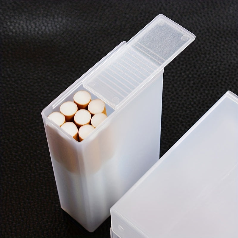 2pcs Plastic Storage Box Portable Cigarette Box For Men