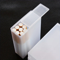 2pcs Plastic Storage Box Portable Cigarette Box For Men
