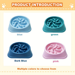 Slow Feeder Non-choking Pet Bowl for Dog Anxiety Relief