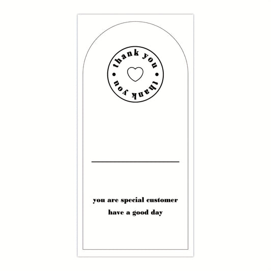 50pcs Envelopes Seal Gift Packaging Box Retail Bag Box Seal Stickers Rectangle
