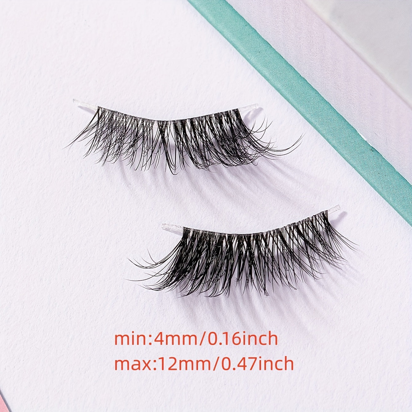 10 Pairs Natural Fluffy Faux Mink Lashes for False Eyelashes Extension