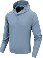 Men's Windproof Athletic Hoodie for Hiking